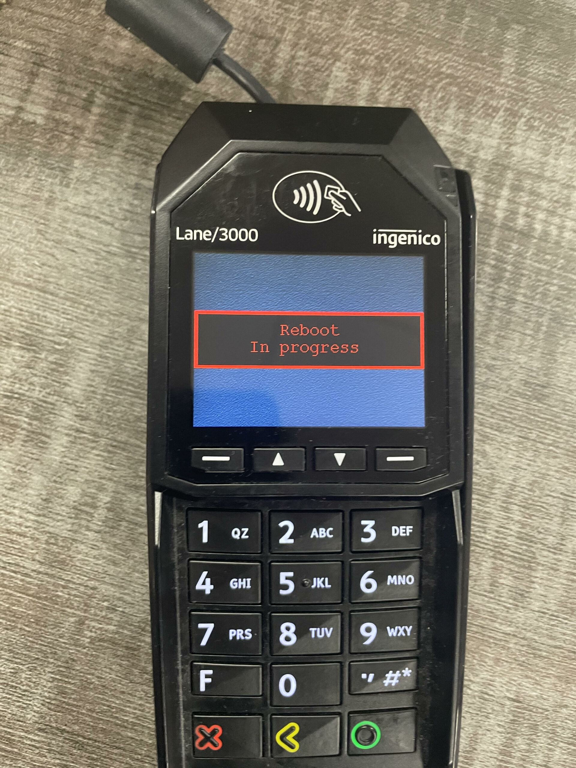 Terminal troubleshooting – credit card processor – GFM workplace